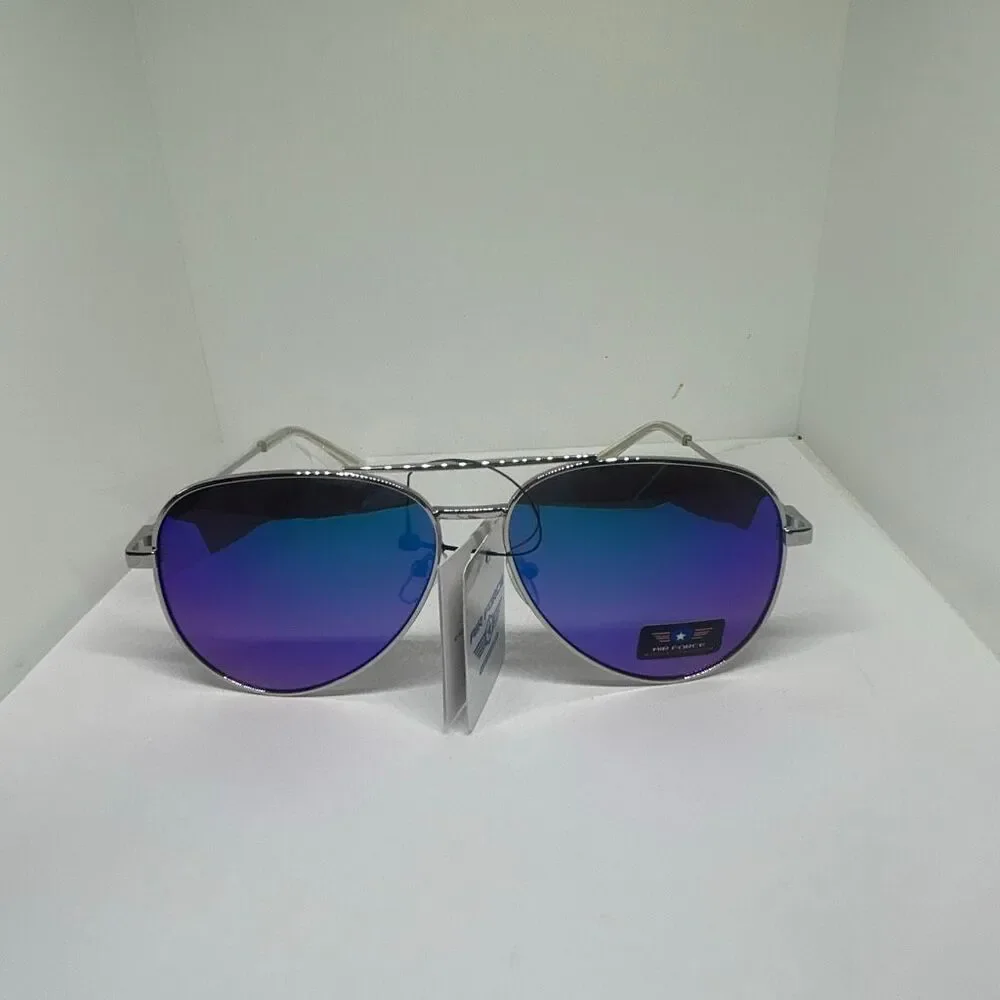 Air Force Mirrored Aviator Series Sunglasses – Classic Pilot Style UV Protection